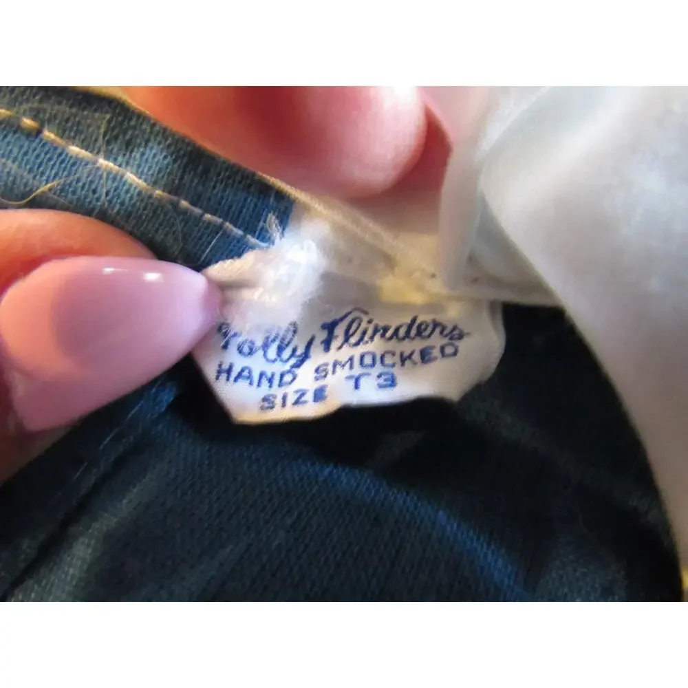Polly Flinders Vintage Hand Smocked Dress